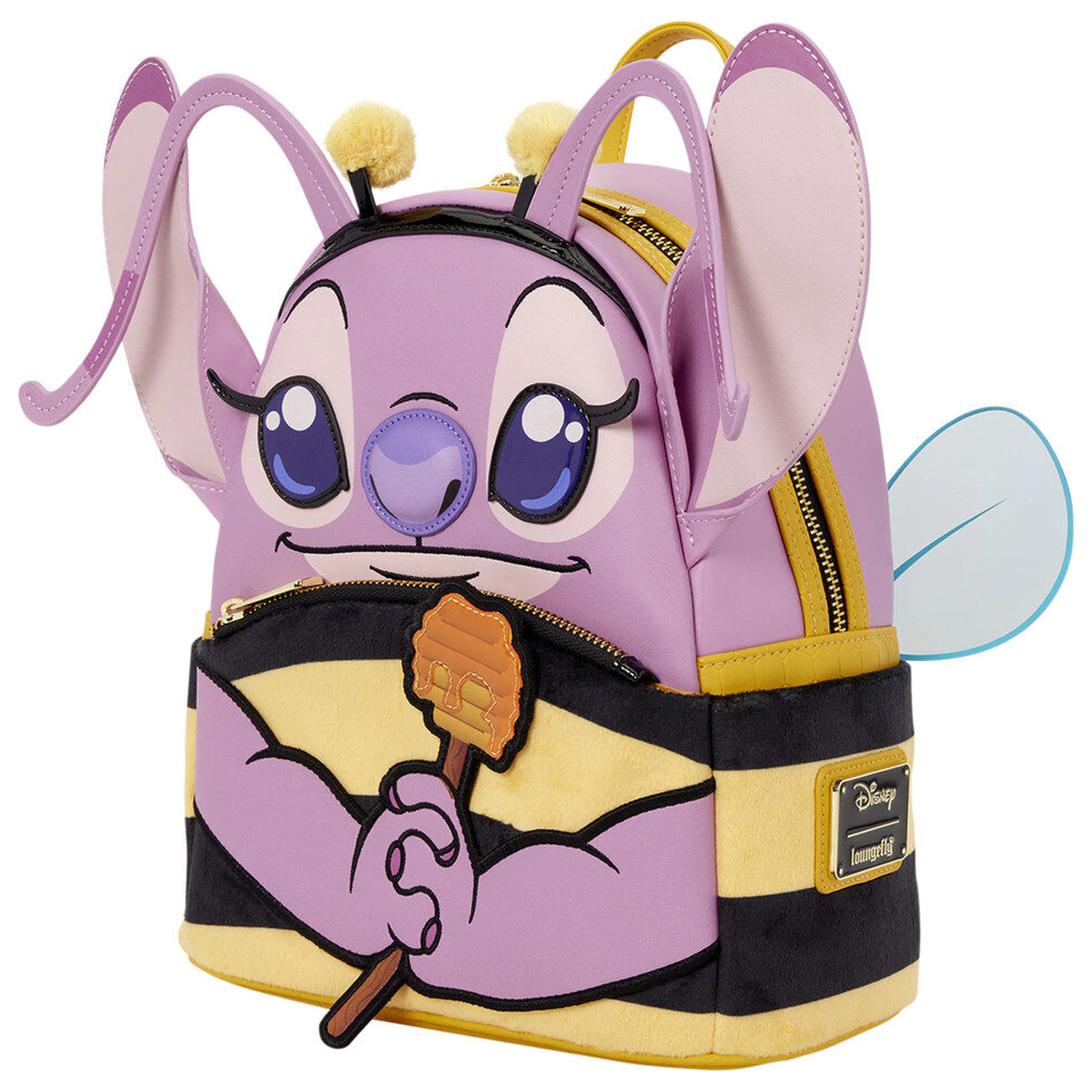 Loungefly Disney Stitch Angel Bumblebee batoh 26cm produktová fotografia