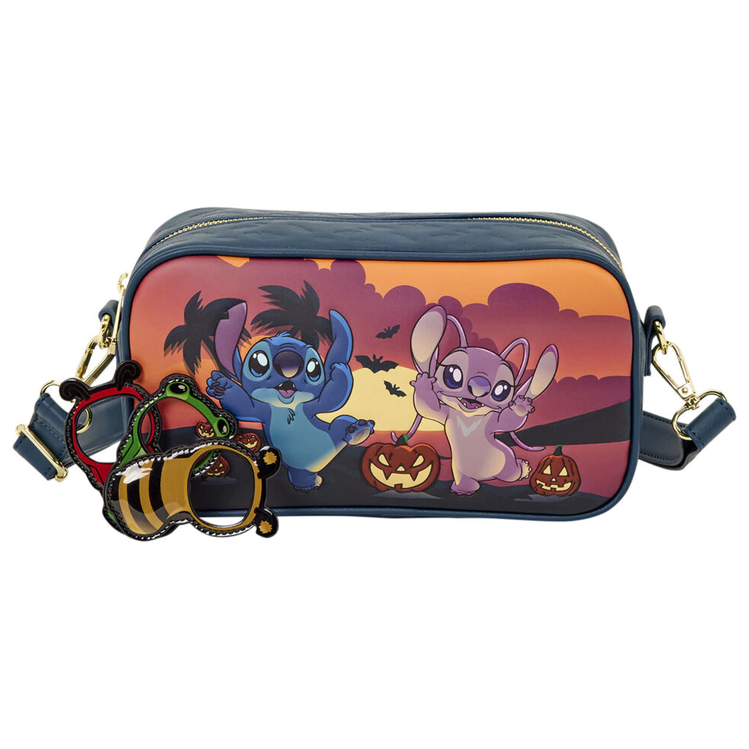 Loungefly Disney Stitch Halloween Angel & Stitch taška cez rameno produktová fotografia