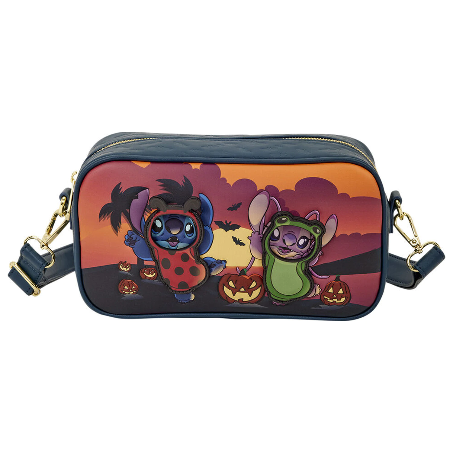 Loungefly Disney Stitch Halloween Angel & Stitch taška cez rameno produktová fotografia