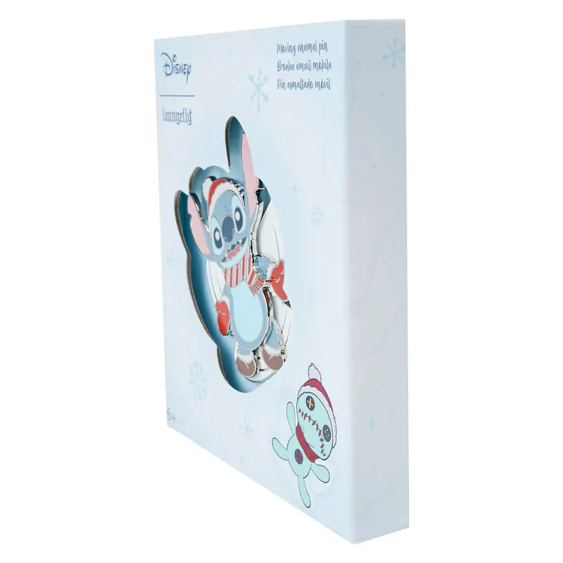 Loungefly Disney Stitch Holiday Snow Angel Odznak produktová fotografia