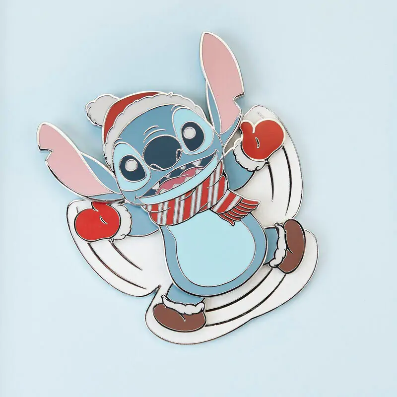 Loungefly Disney Stitch Holiday Snow Angel Odznak produktová fotografia