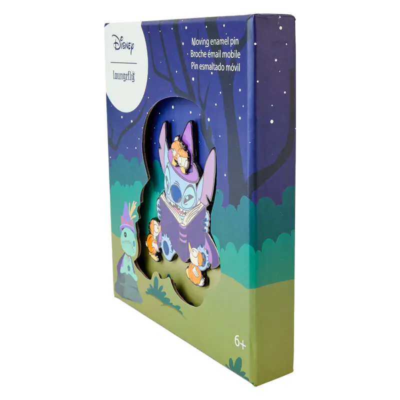 Loungefly Disney Stitch Spooky Stories Halloween odznak produktová fotografia