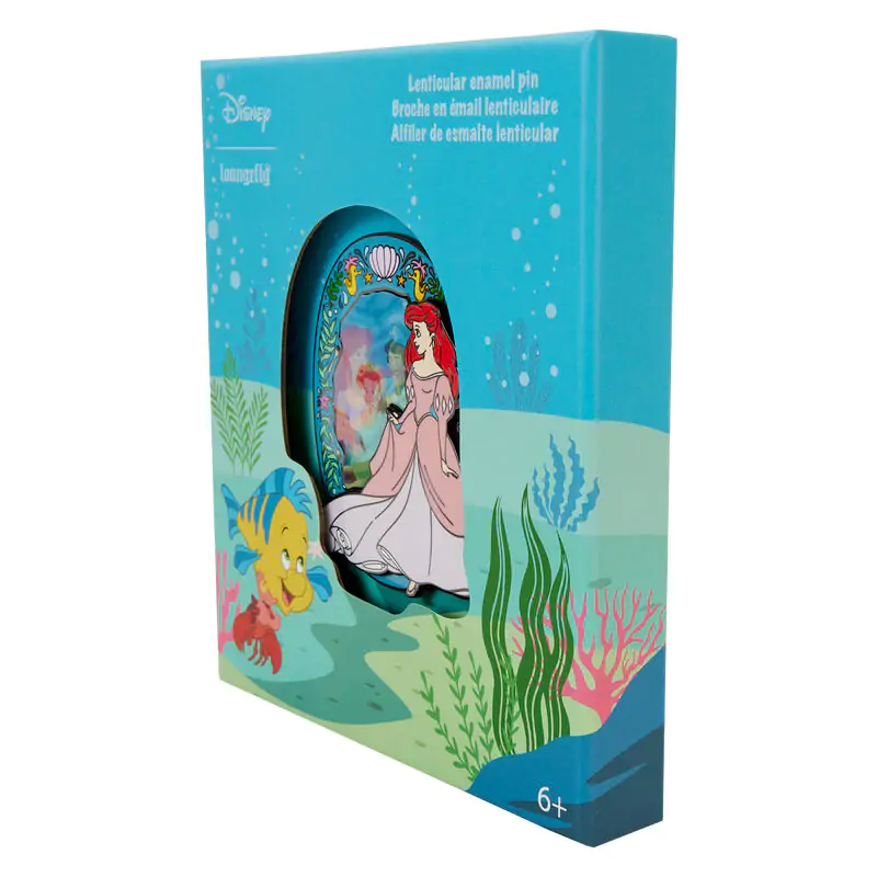 Loungefly Disney The Little Mermaid Ariel Odznak produktová fotografia
