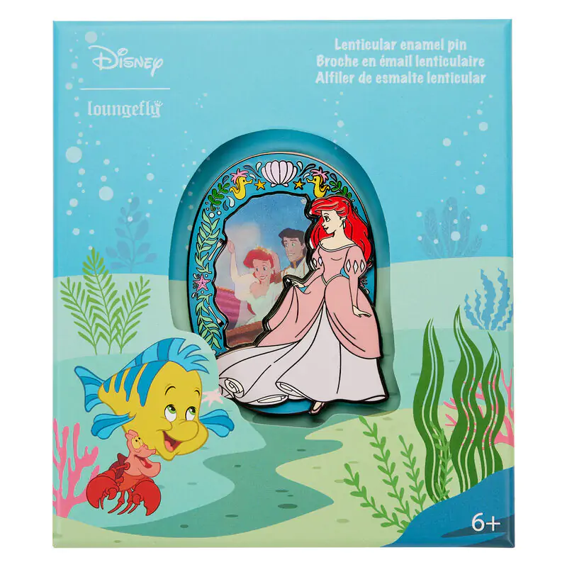 Loungefly Disney The Little Mermaid Ariel Odznak produktová fotografia