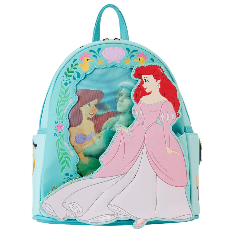 Loungefly Disney The Little Mermaid Ariel Princess Lenticular ruksak 26 cm produktová fotografia
