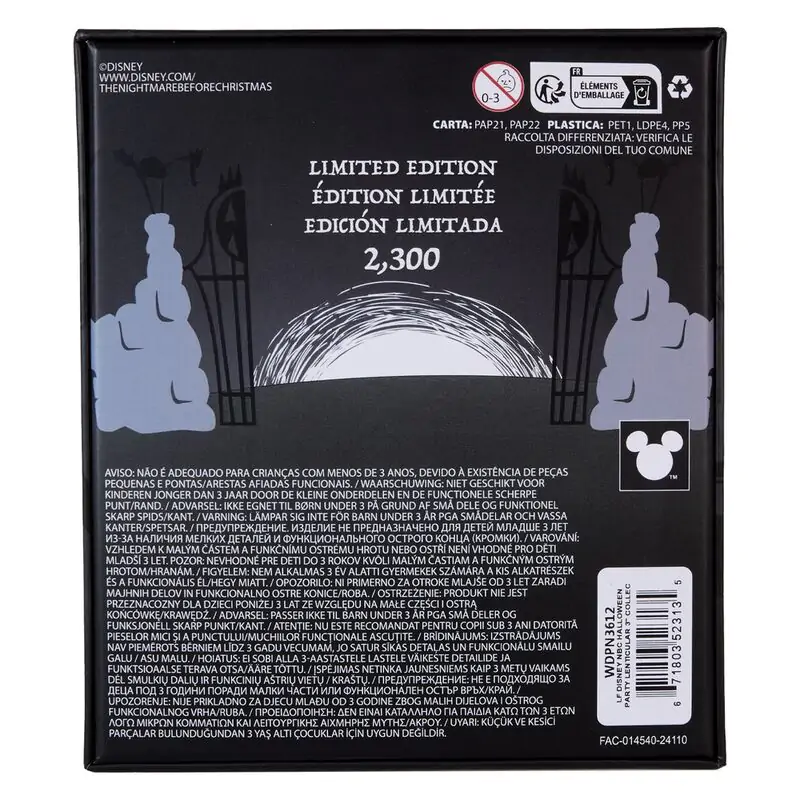 Loungefly Disney The Nightmare Before Christmas Mayor-Mobile odznak produktová fotografia