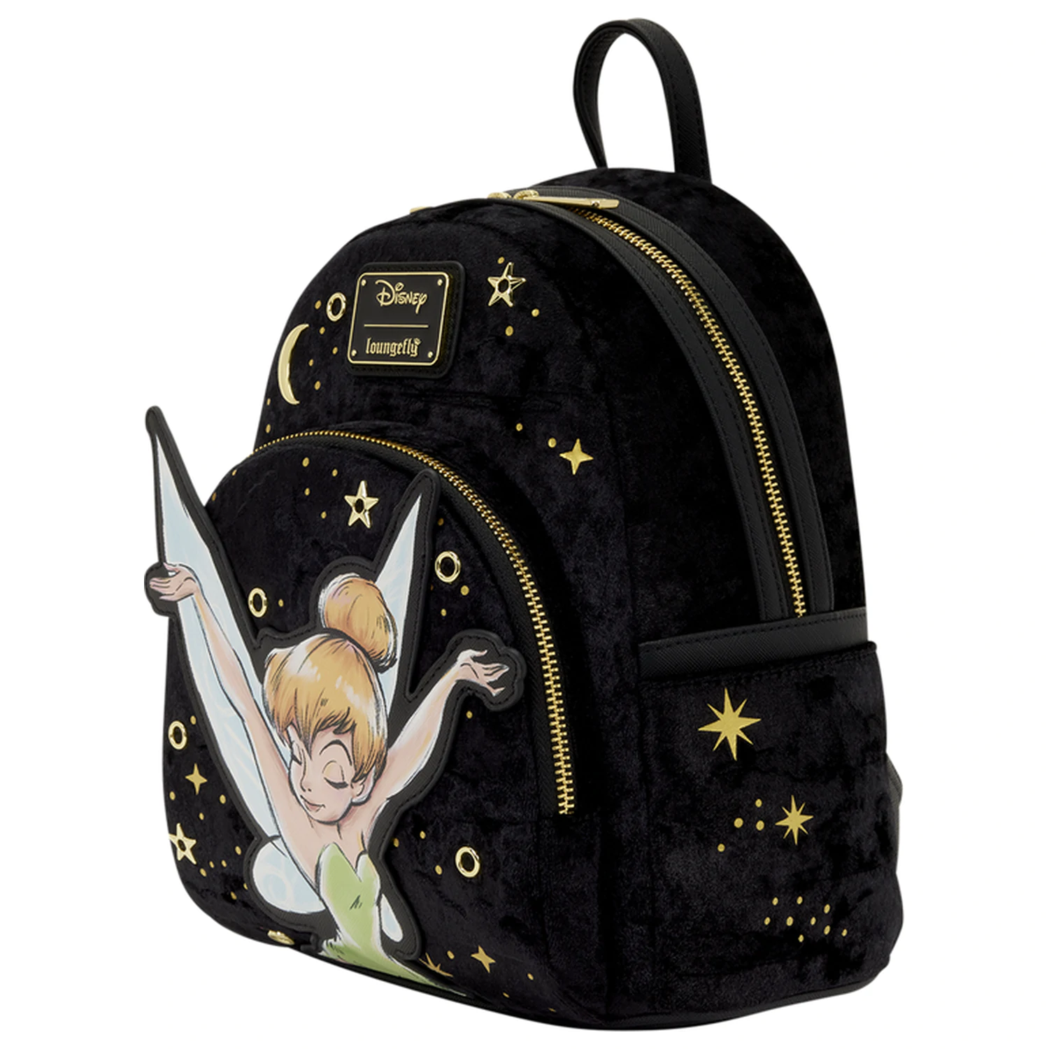 Loungefly Disney Tinker Bell Pixie Dust Zamatový ruksak 26 cm produktová fotografia