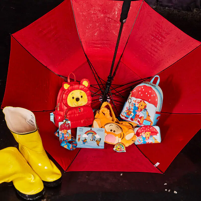 Loungefly Disney Winnie the Pooh & Friends Rainy Day peňaženka produktová fotografia