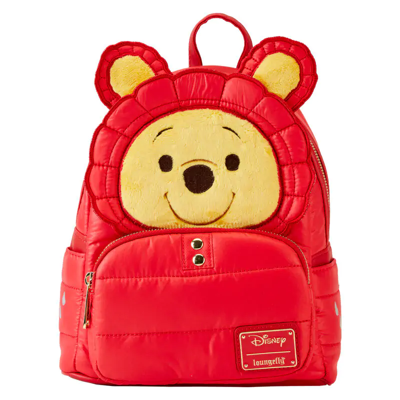 Loungefly Disney Winnie the Pooh Rainy Day Puffer Jacket backpack 26cm termékfotó