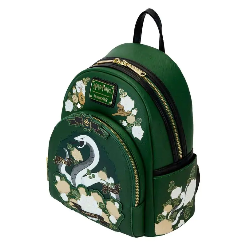 Loungefly Harry Potter Slytherin House Floral batoh 26 cm termékfotó