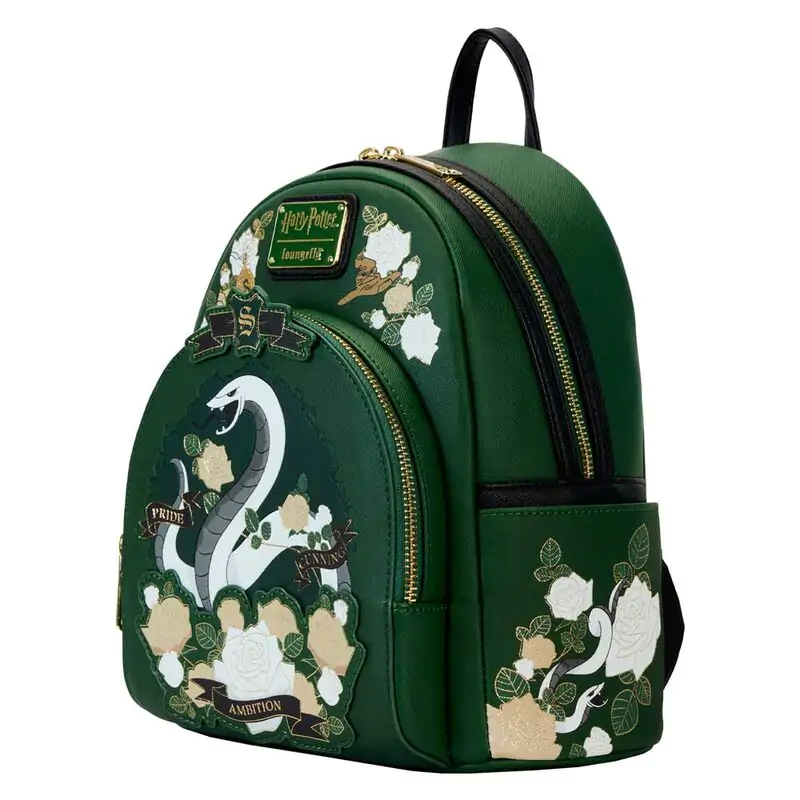 Loungefly Harry Potter Slytherin House Floral batoh 26 cm termékfotó