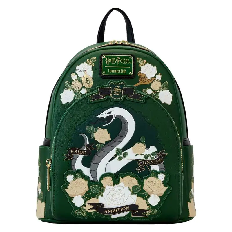 Loungefly Harry Potter Slytherin House Floral batoh 26 cm termékfotó