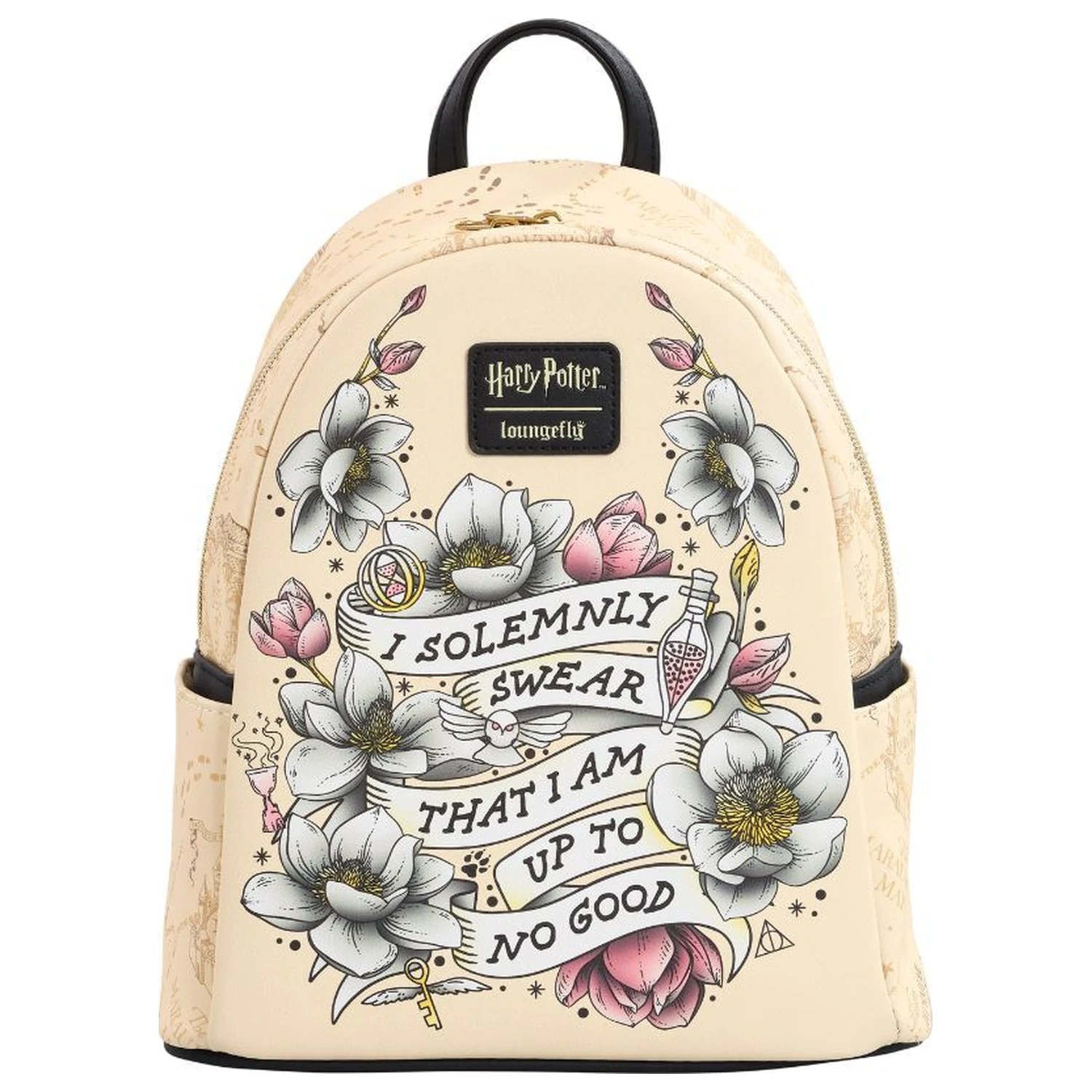 Loungefly Harry Potter Tattoo Art batoh 26cm produktová fotografia