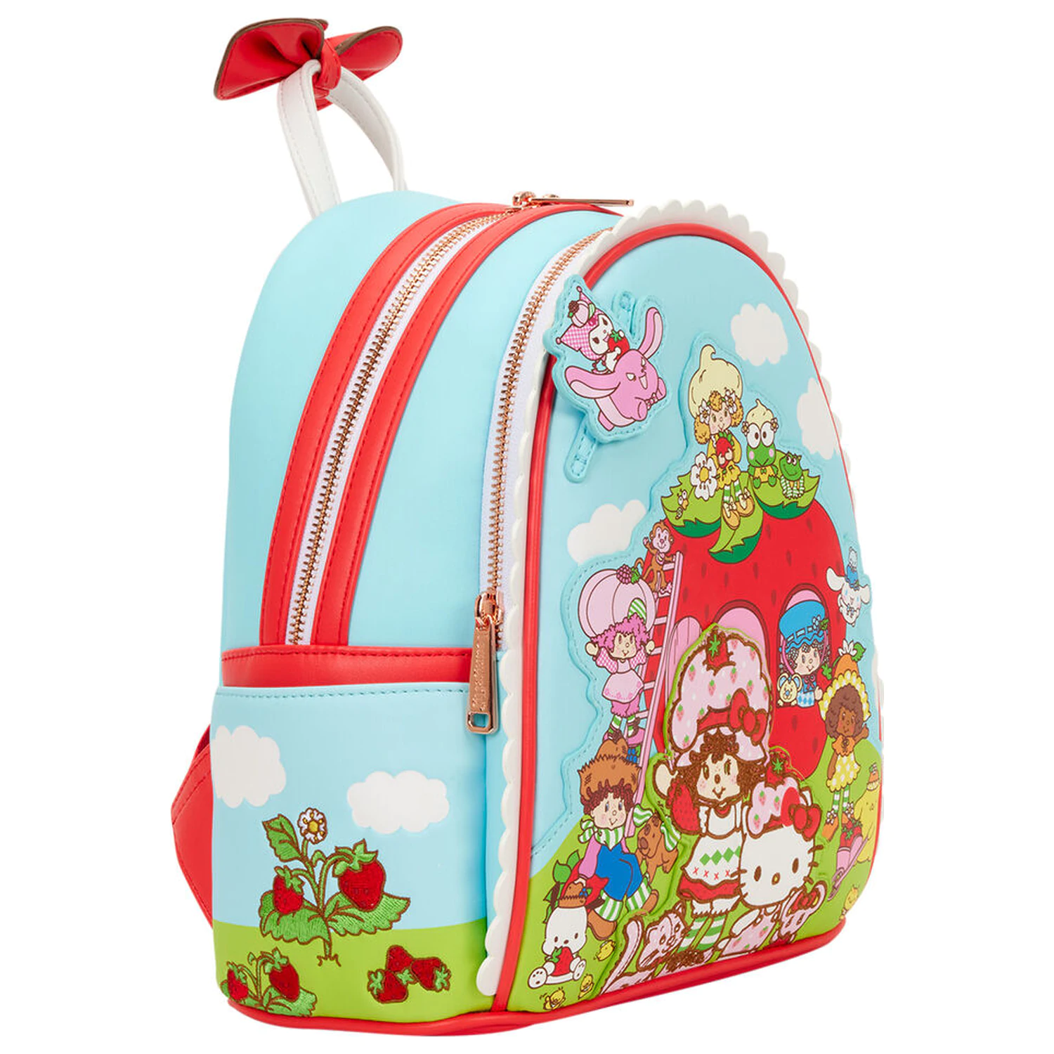 Loungefly Hello Kitty & Friends x Strawberry Shortcake Vôňou ruksak 26cm produktová fotografia