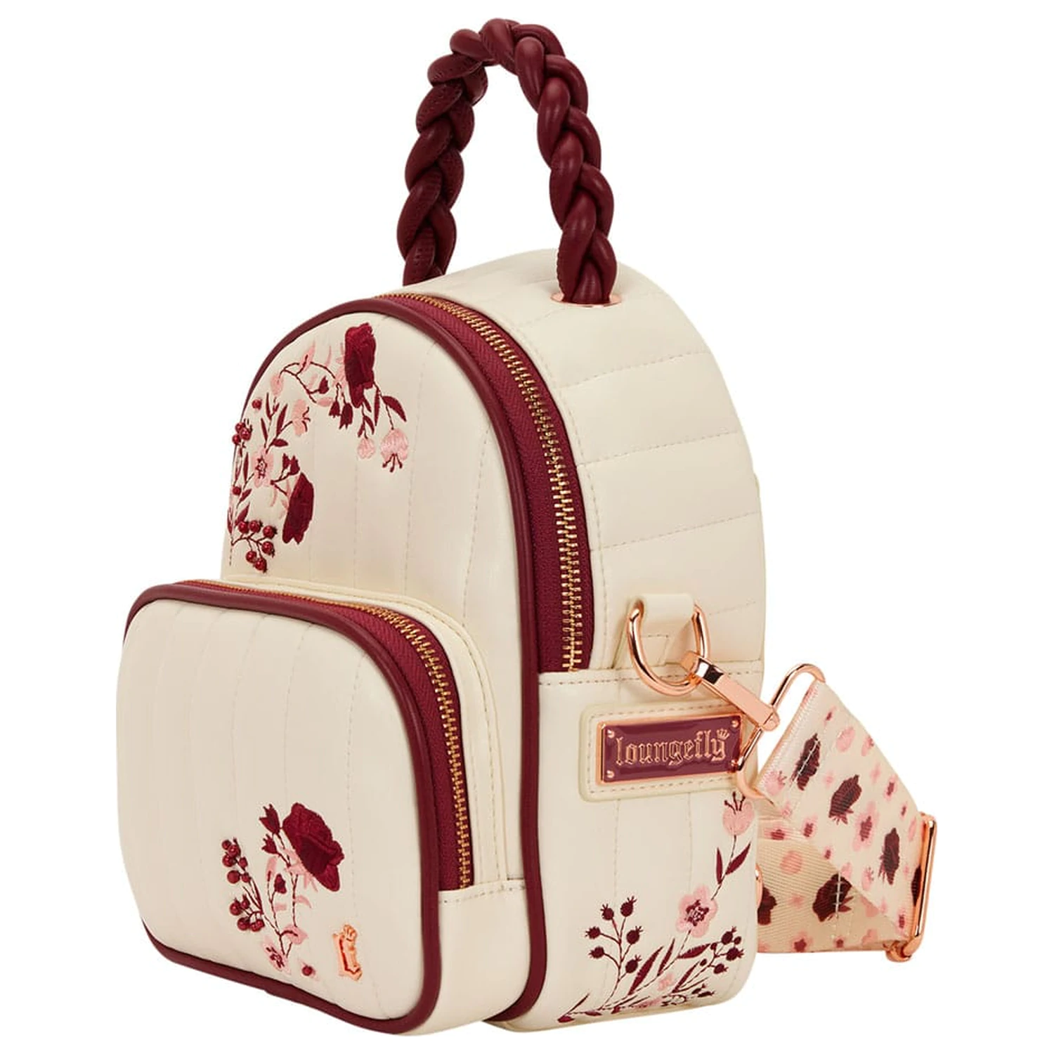Loungefly Crossbody kabelka Ice Cream & Red Floral produktová fotografia