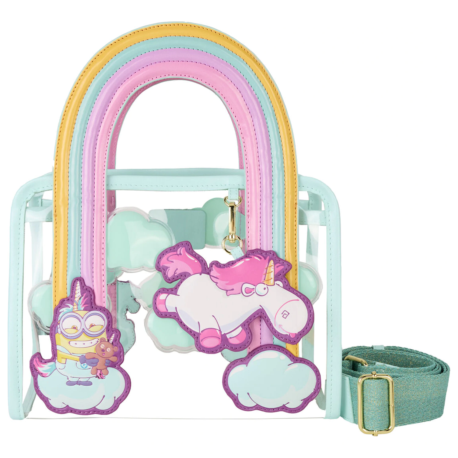 Loungefly Minions Fluffy Unicorn taška cez rameno produktová fotografia