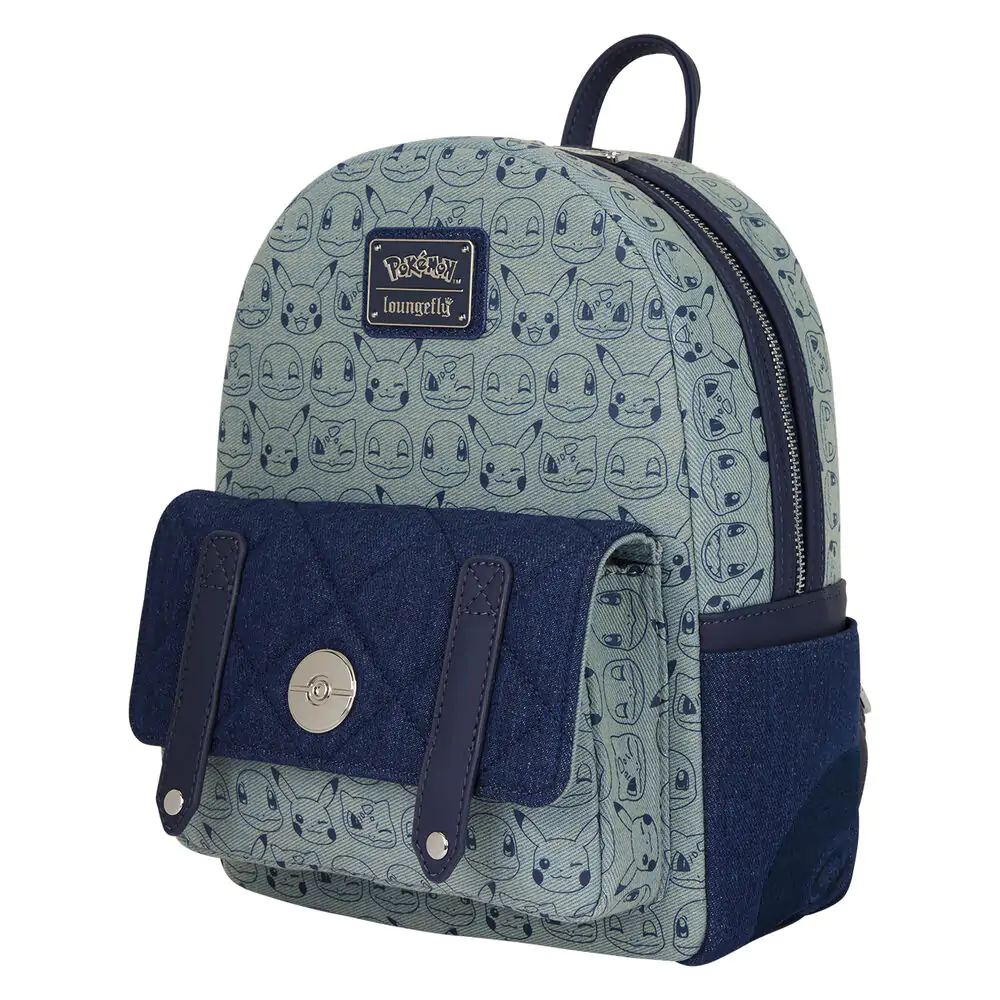 Loungefly Pokemon Denim ruksak 29 cm produktová fotografia