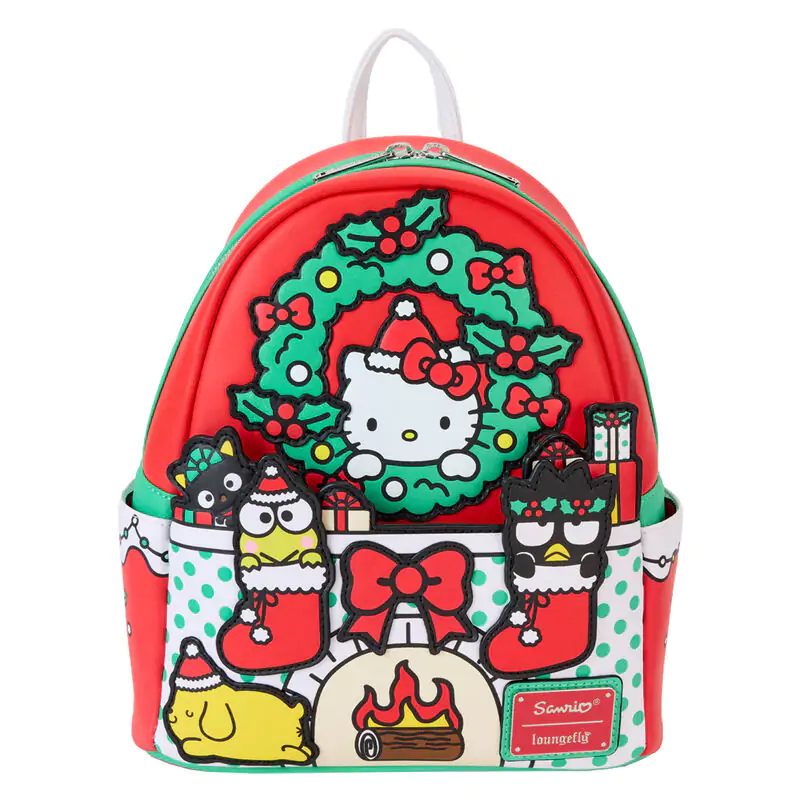 Loungefly Sanrio Hello Kitty Christmas ruksak 26 cm termékfotó