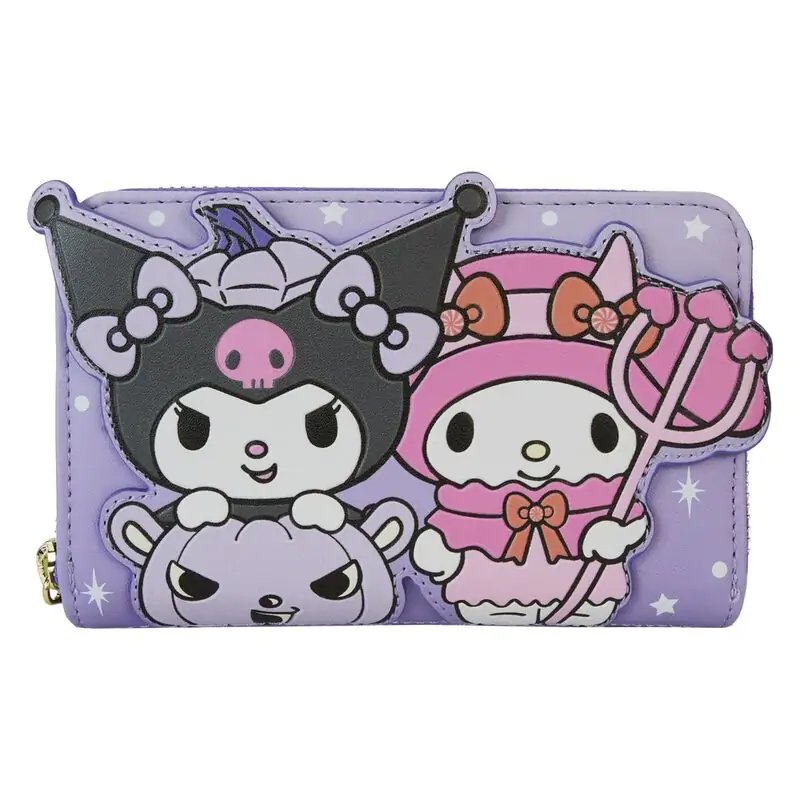 Loungefly Sanrio Kuromi Pumpkin peňaženka termékfotó