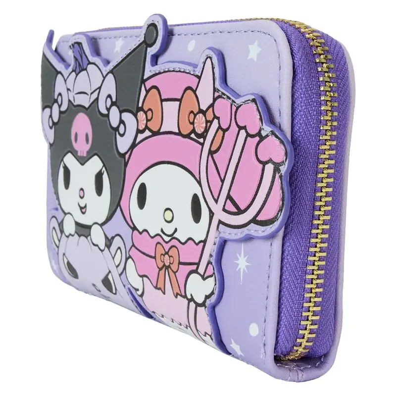 Loungefly Sanrio Kuromi Pumpkin peňaženka termékfotó