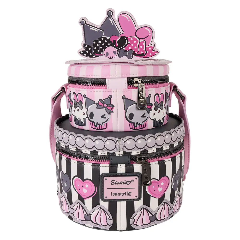Loungefly Sanrio My Melody and Kuromi taška cez rameno produktová fotografia