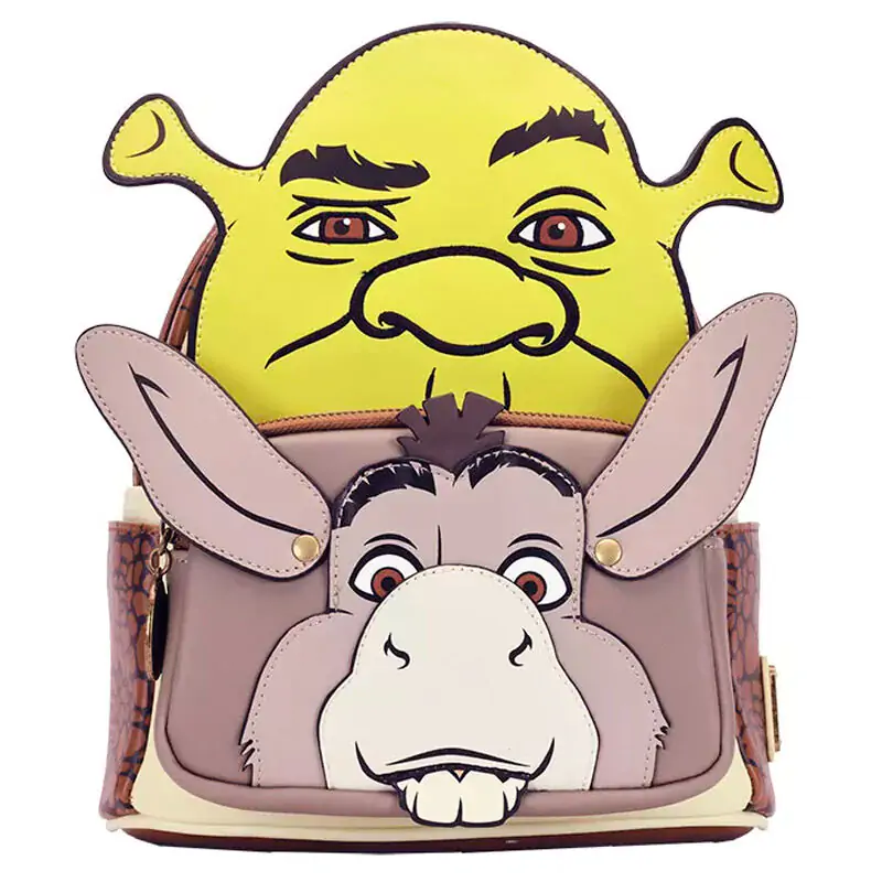 Loungefly Shrek - Shrek & Donkey ruksak 31cm produktová fotografia