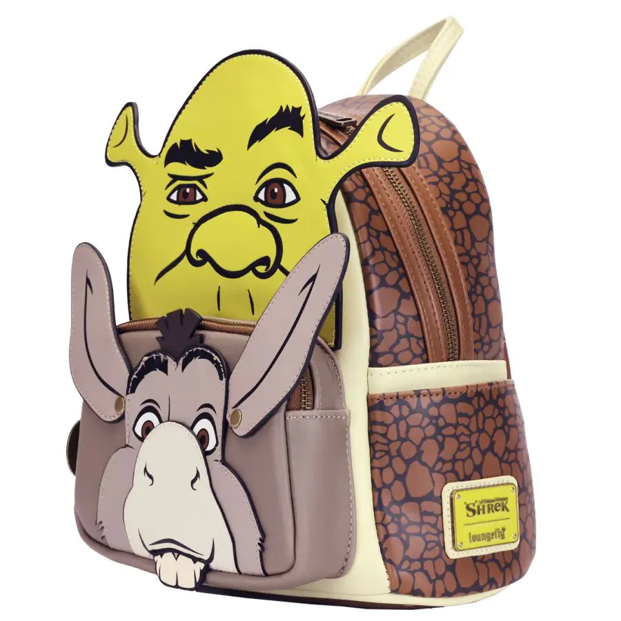 Loungefly Shrek - Shrek & Donkey ruksak 31cm produktová fotografia