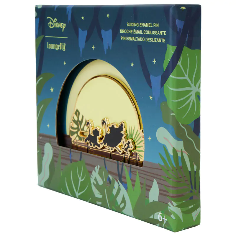 Loungefly Disney The Lion King 30th Anniversary Hakuna Matata odznak produktová fotografia