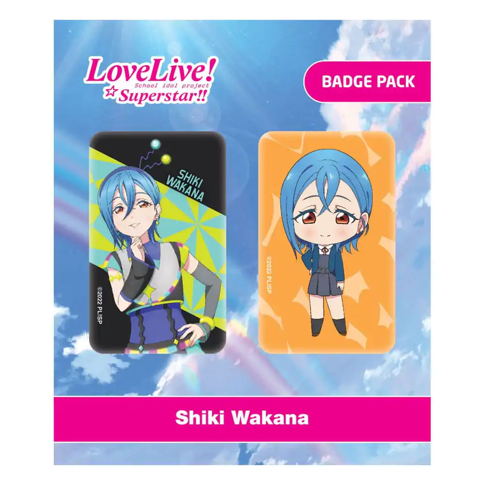 Love Live! Pin gombíky 2 darabos csomag Shiki Wakana termékfotó