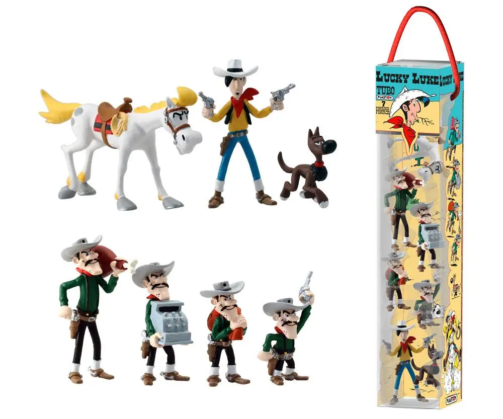 Lucky Luke Mini figurky 7-csomag Karakterek 4 - 10 cm termékfotó