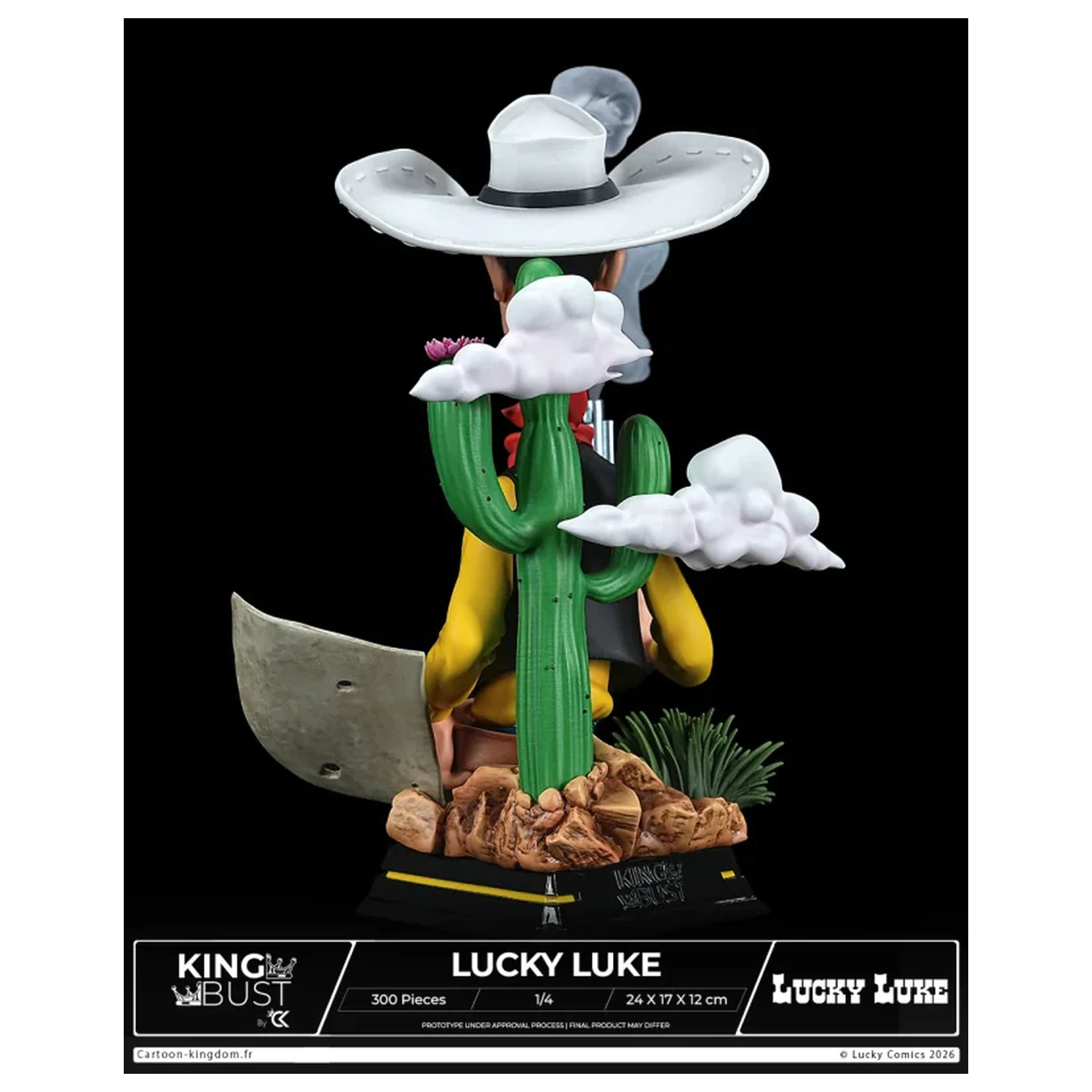 Lucky Luke King Bust 1/4 24 cm produktová fotografia