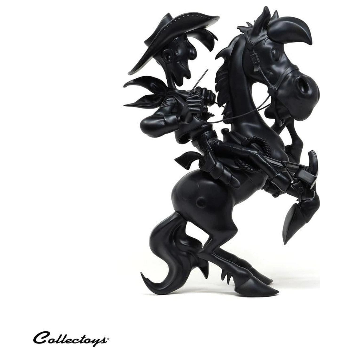 Socha Lucky Luke on Jolly Jumper "Black Ed." 25 cm produktová fotografia