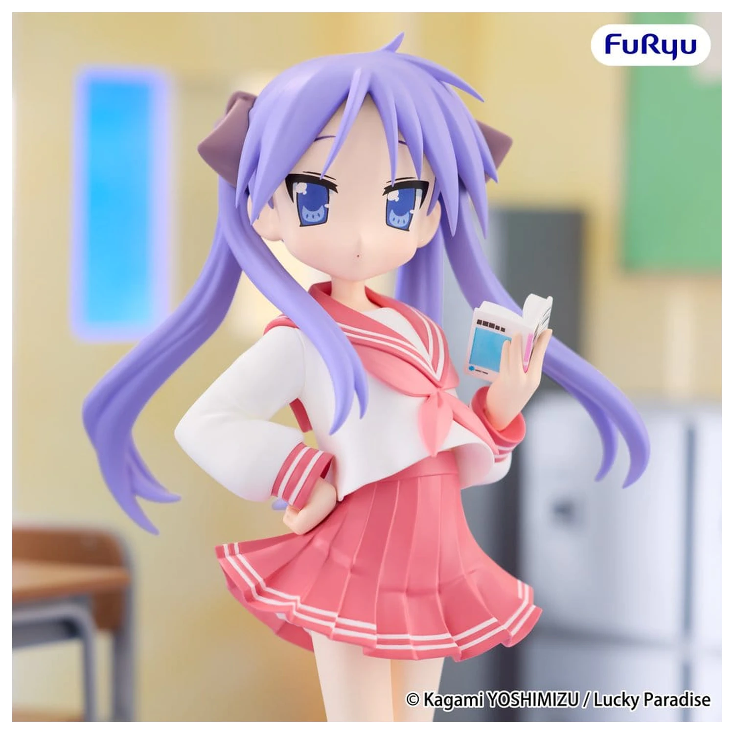 Lucky Star Trio-Try-iT PVC socha Kagami Hiiragi 19 cm produktová fotografia