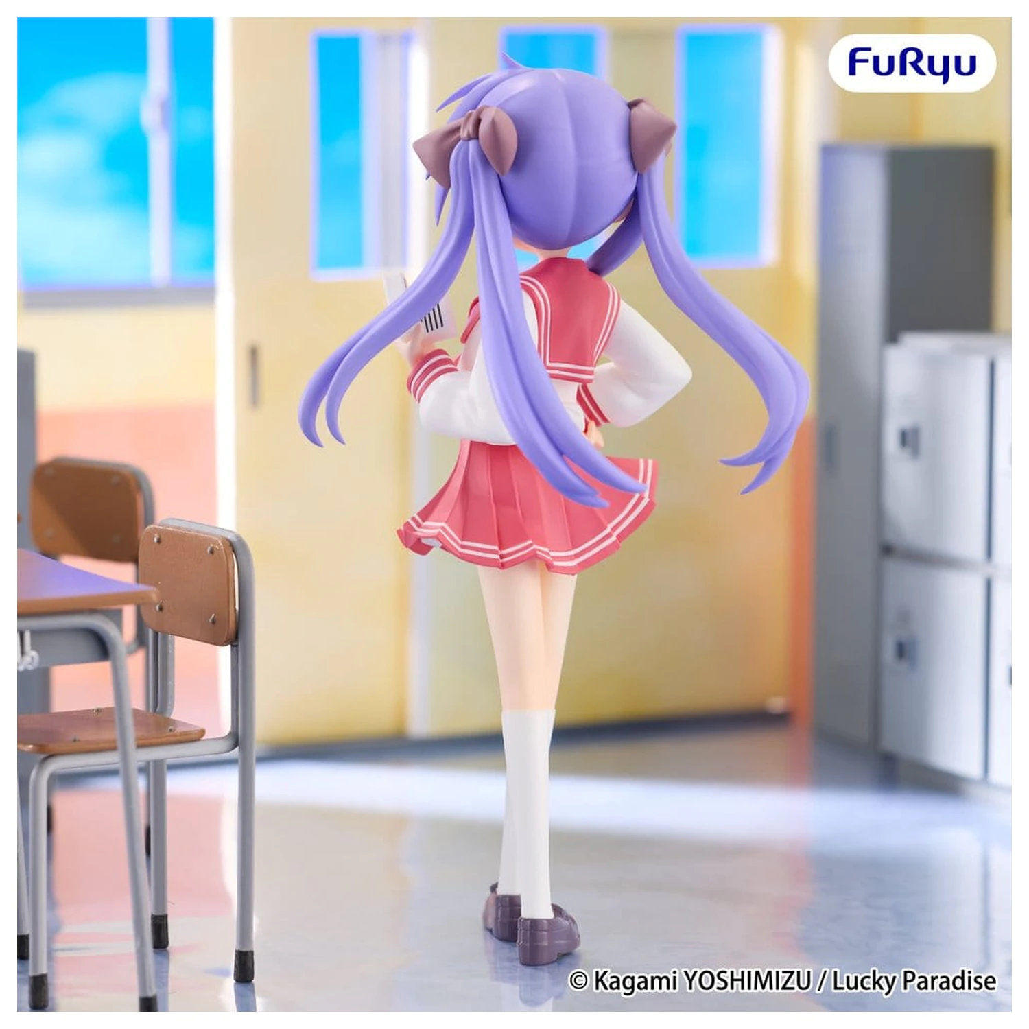 Lucky Star Trio-Try-iT PVC socha Kagami Hiiragi 19 cm produktová fotografia