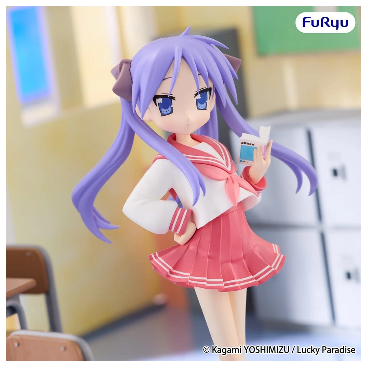 Lucky Star Trio-Try-iT PVC socha Kagami Hiiragi 19 cm produktová fotografia