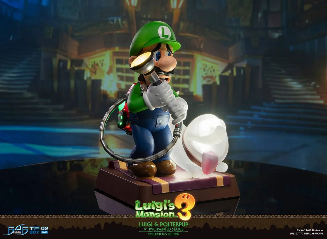 Luigi's Mansion 3 PVC Socha Luigi & Polterpup Zberateľská edícia 23 cm produktová fotografia