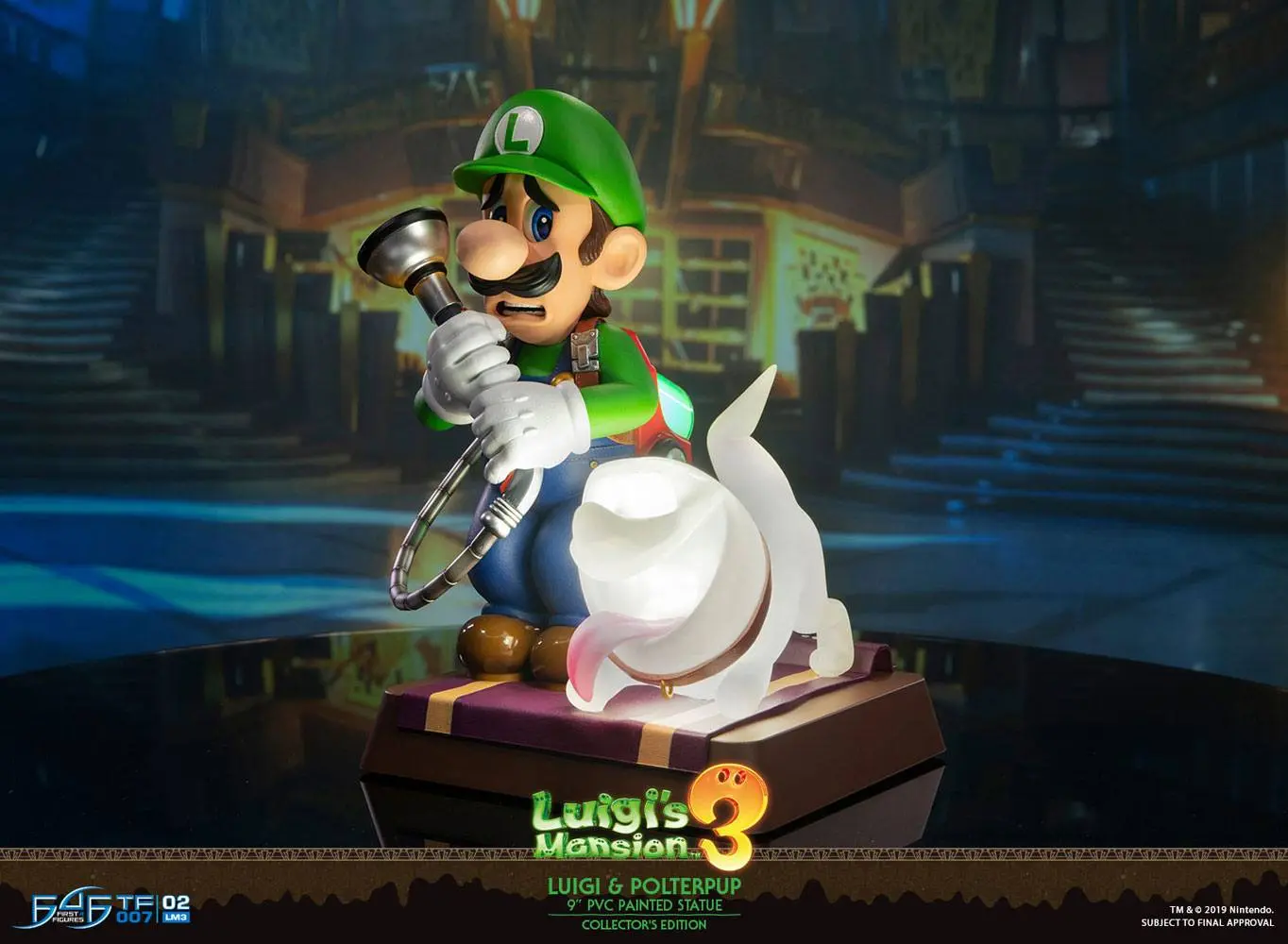 Luigi's Mansion 3 PVC Socha Luigi & Polterpup Zberateľská edícia 23 cm produktová fotografia