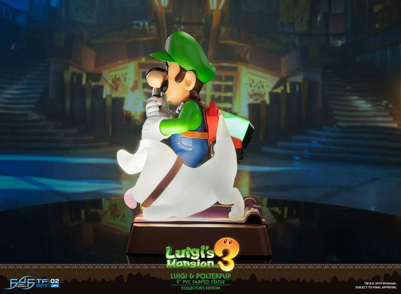 Luigi's Mansion 3 PVC Socha Luigi & Polterpup Zberateľská edícia 23 cm produktová fotografia
