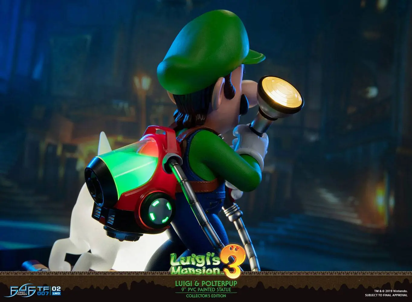 Luigi's Mansion 3 PVC Socha Luigi & Polterpup Zberateľská edícia 23 cm produktová fotografia