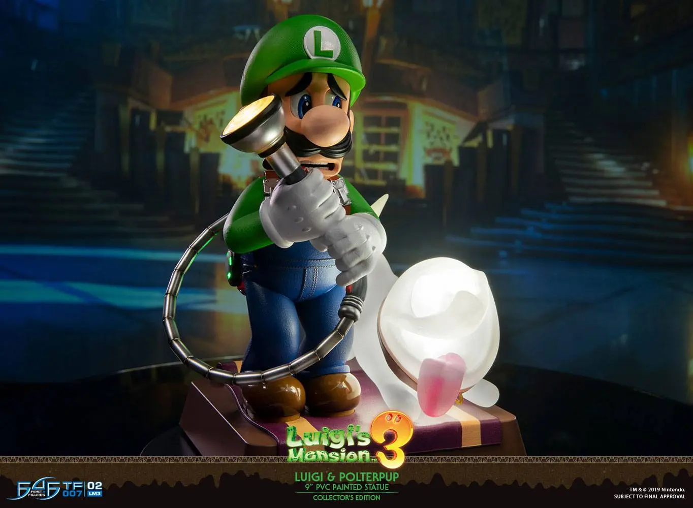 Luigi's Mansion 3 PVC Socha Luigi & Polterpup Zberateľská edícia 23 cm produktová fotografia