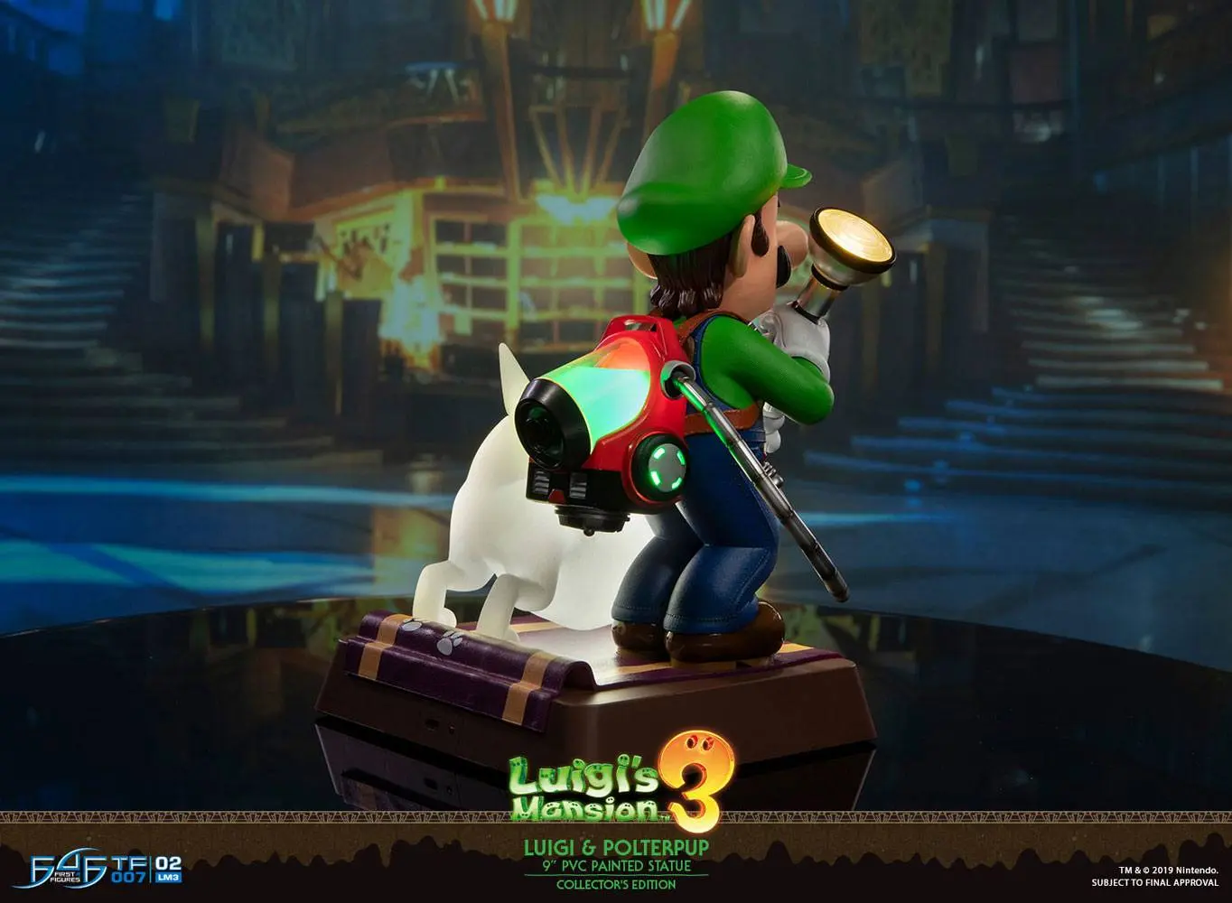Luigi's Mansion 3 PVC Socha Luigi & Polterpup Zberateľská edícia 23 cm produktová fotografia