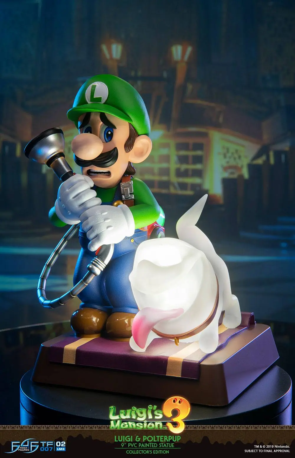 Luigi's Mansion 3 PVC Socha Luigi & Polterpup Zberateľská edícia 23 cm produktová fotografia