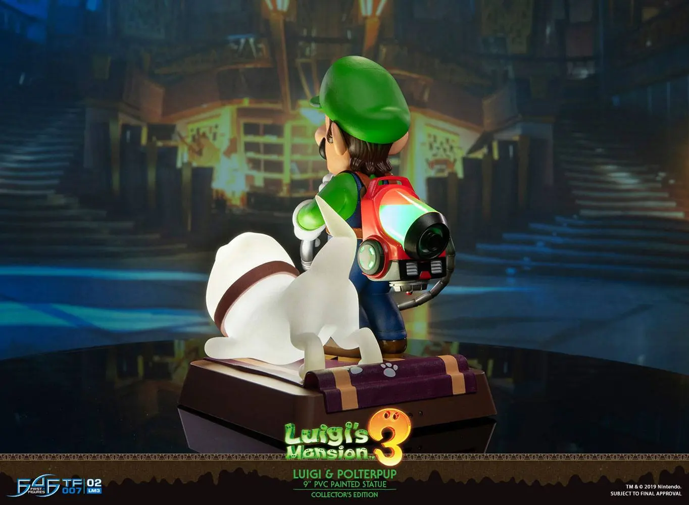 Luigi's Mansion 3 PVC Socha Luigi & Polterpup Zberateľská edícia 23 cm produktová fotografia