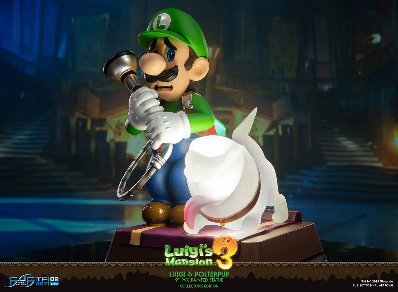 Luigi's Mansion 3 PVC Socha Luigi & Polterpup Zberateľská edícia 23 cm produktová fotografia