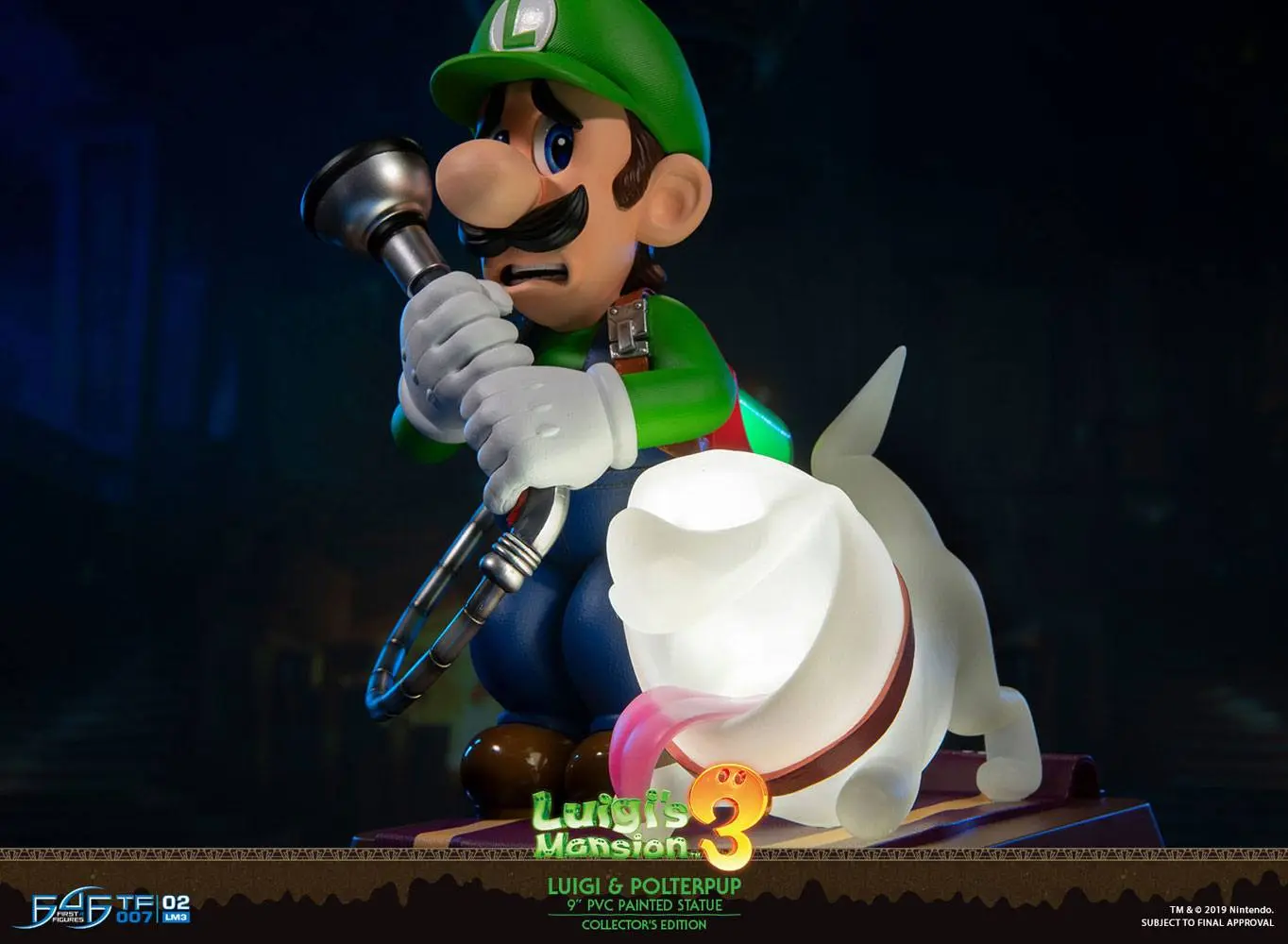 Luigi's Mansion 3 PVC Socha Luigi & Polterpup Zberateľská edícia 23 cm produktová fotografia