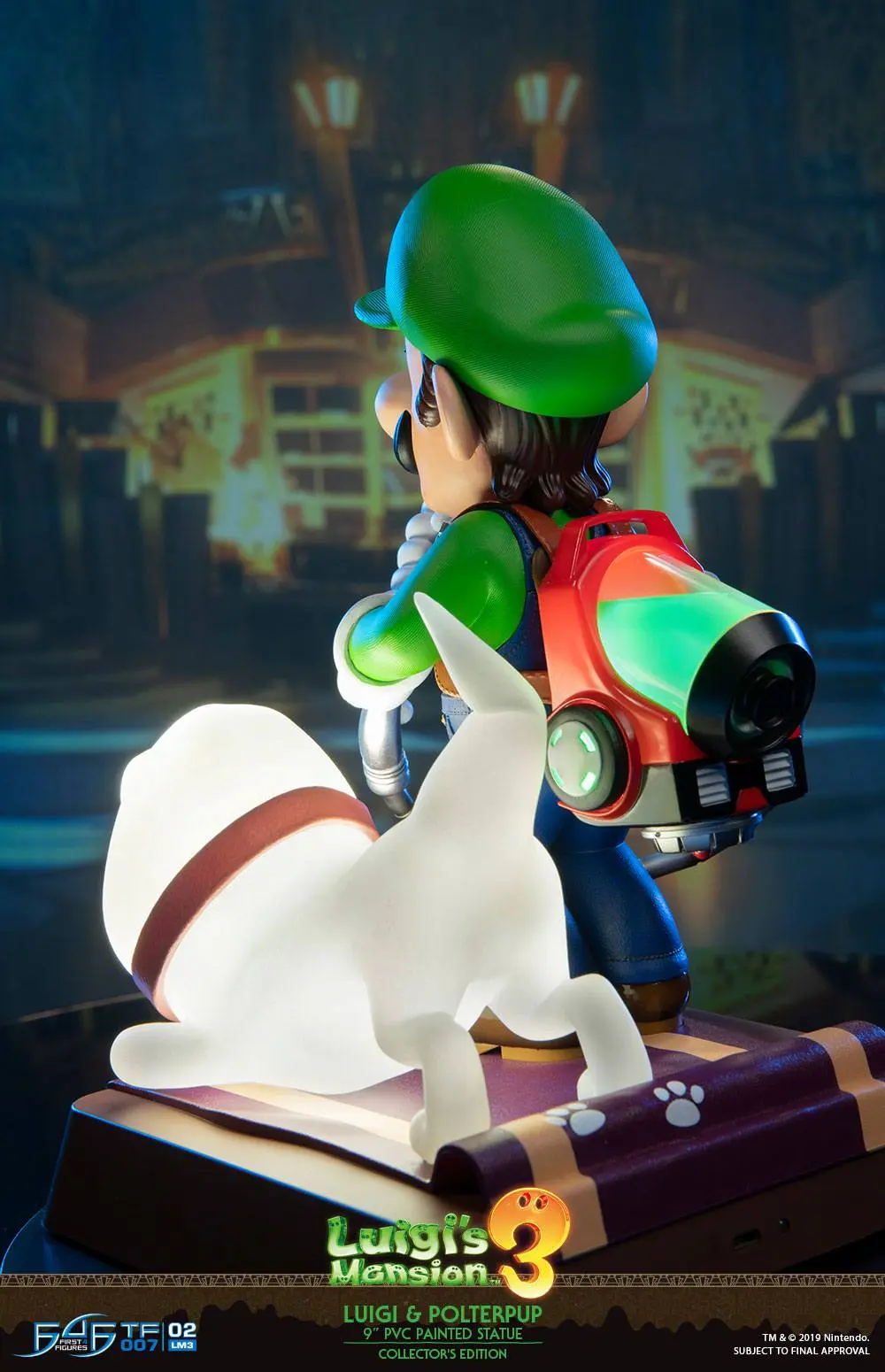 Luigi's Mansion 3 PVC Socha Luigi & Polterpup Zberateľská edícia 23 cm produktová fotografia