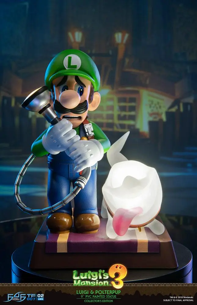 Luigi's Mansion 3 PVC Socha Luigi & Polterpup Zberateľská edícia 23 cm produktová fotografia