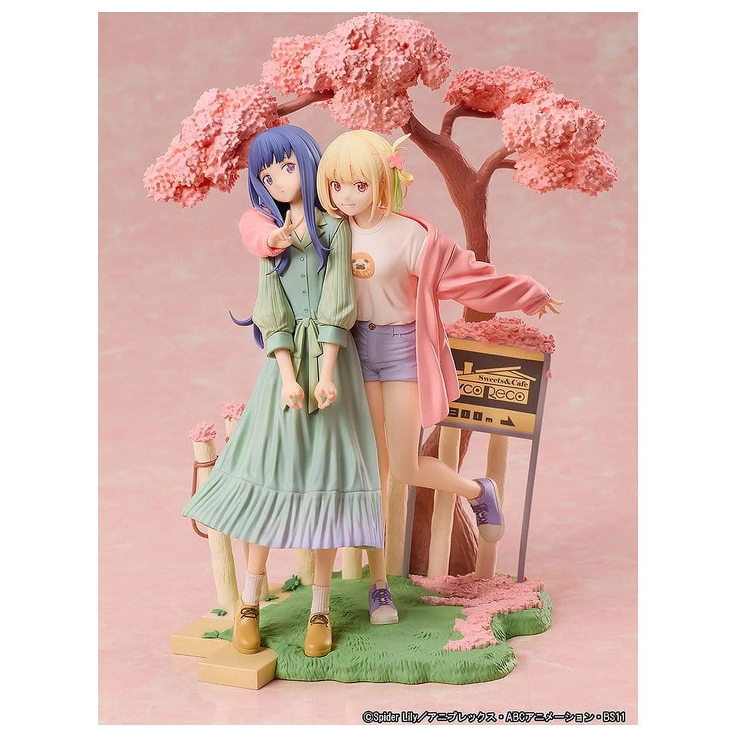 Lycoris Recoil PVC figúrky 2-Pack Chisato Nishikigi & Takina Inoue Spring Ver. 25 cm produktová fotografia