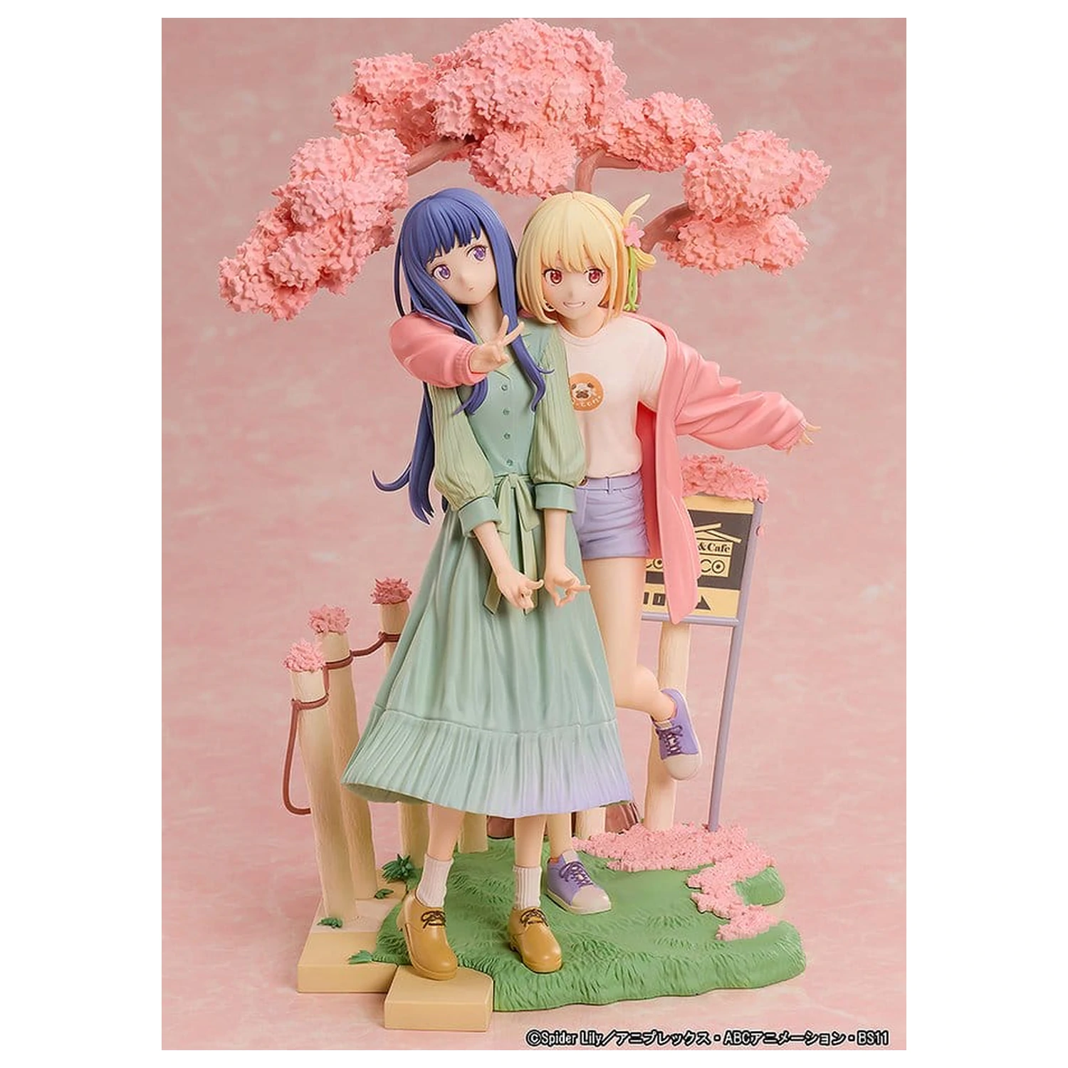 Lycoris Recoil PVC figúrky 2-Pack Chisato Nishikigi & Takina Inoue Spring Ver. 25 cm produktová fotografia