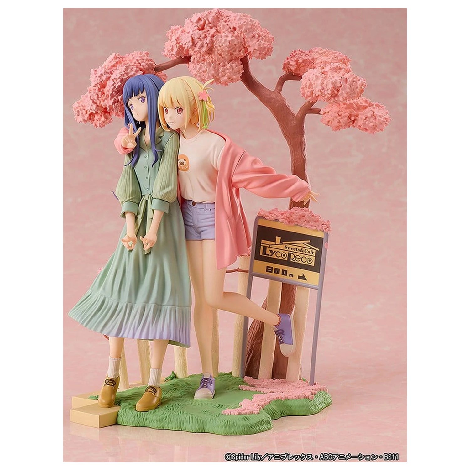 Lycoris Recoil PVC figúrky 2-Pack Chisato Nishikigi & Takina Inoue Spring Ver. 25 cm produktová fotografia